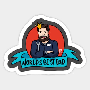 World's Best Dad Sticker